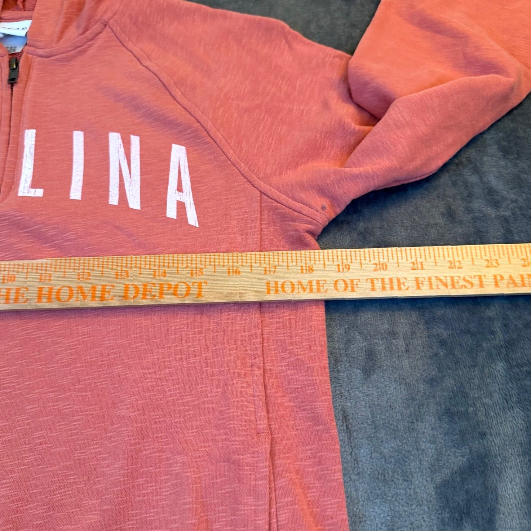 Catalina Gear For Sports Hoodie Womens XS Catalina Coral Pink Quarter Zip NEW Size XS / US 0-2 / IT 36-38 - 6 Thumbnail