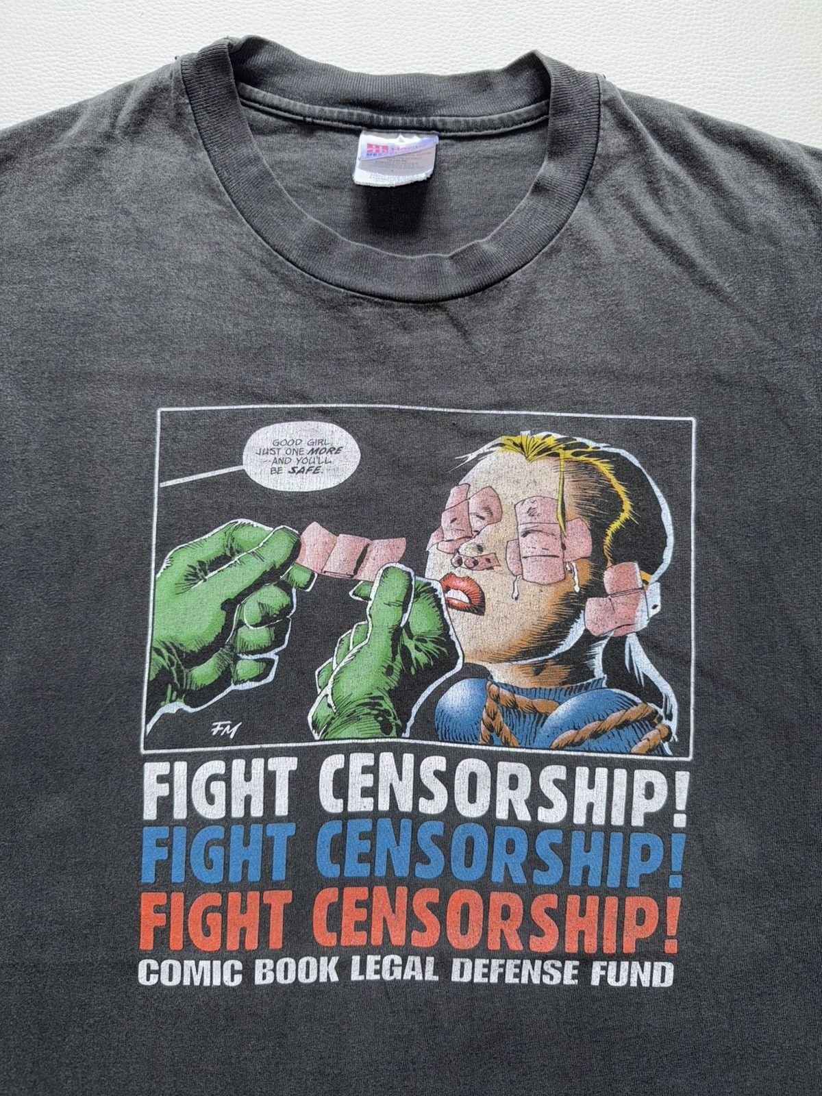 Vintage Frank Miller 90s CBLDF Fight Censorship Size US XL / EU 56 / 4 - 3 Thumbnail