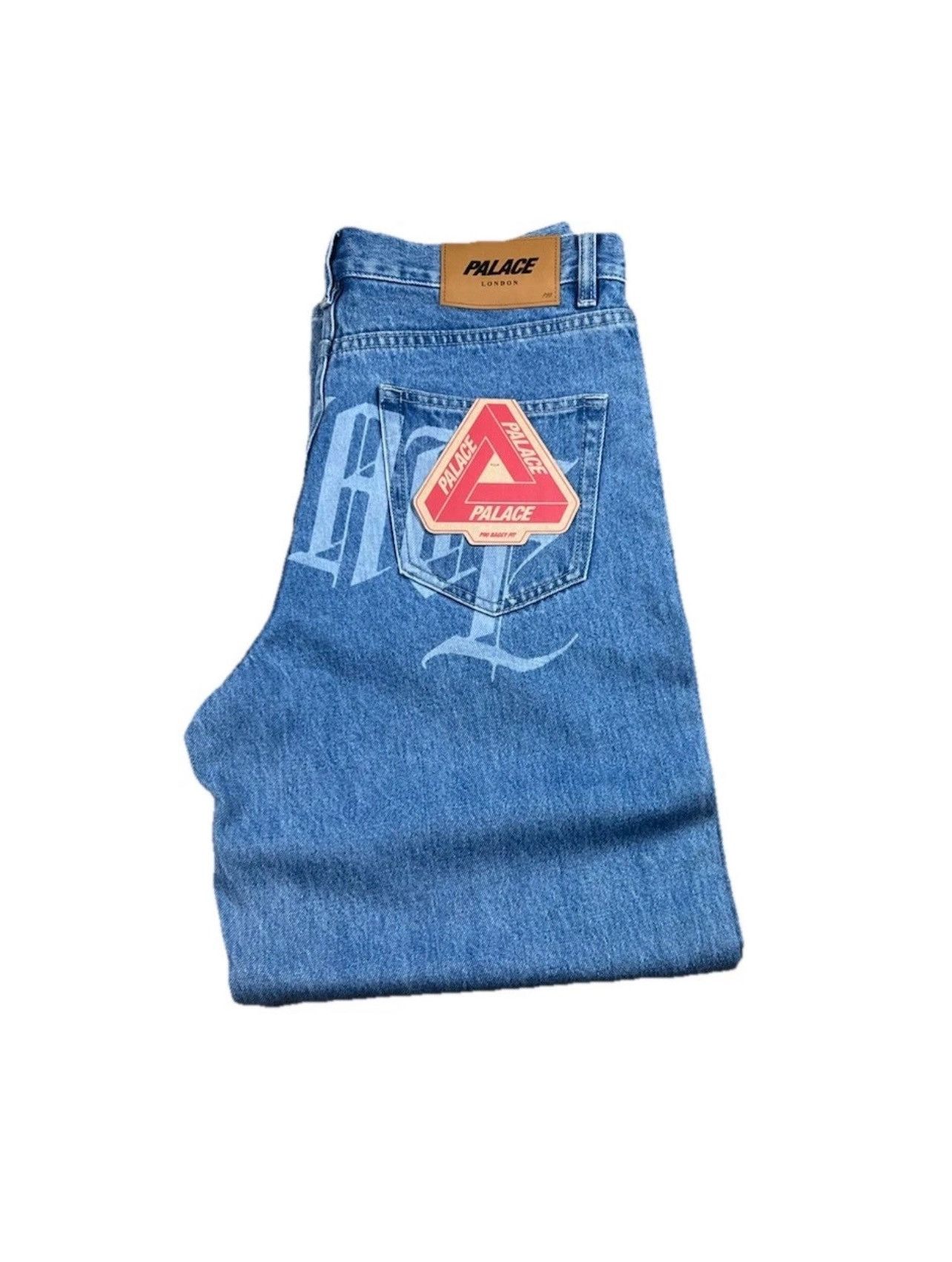 Palace Palace FW25 P90 Script Jean Distressed Size US 30 / EU 46 - 2 Thumbnail