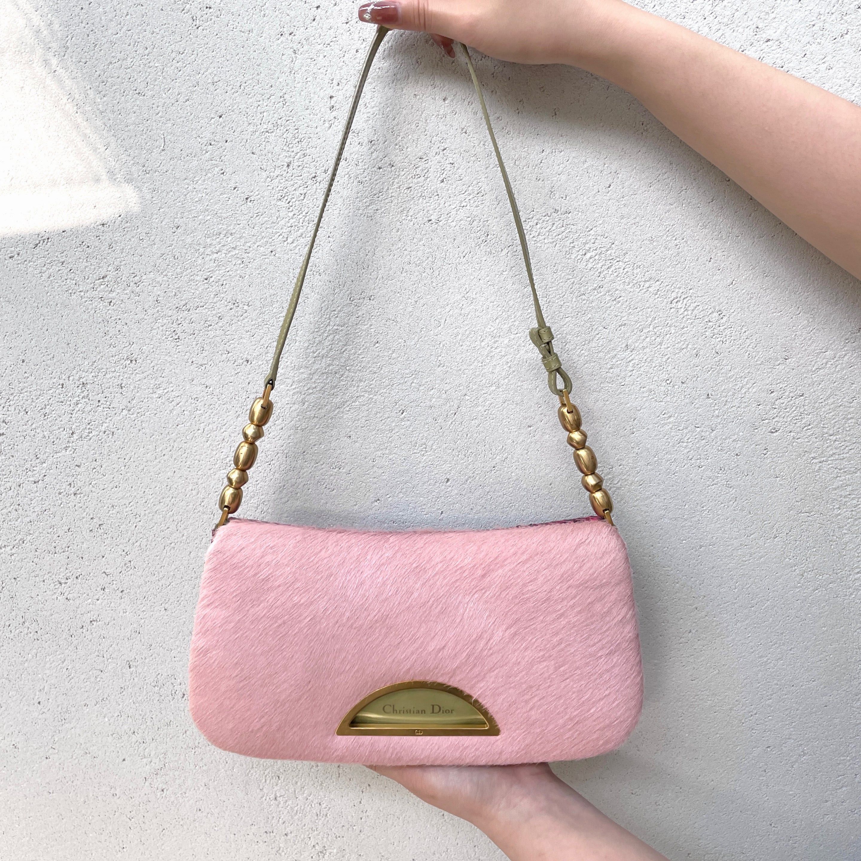 Dior Christian Dior Maris Pearl Python Harako Shoulder Bag Size ONE SIZE - 1 Thumbnail