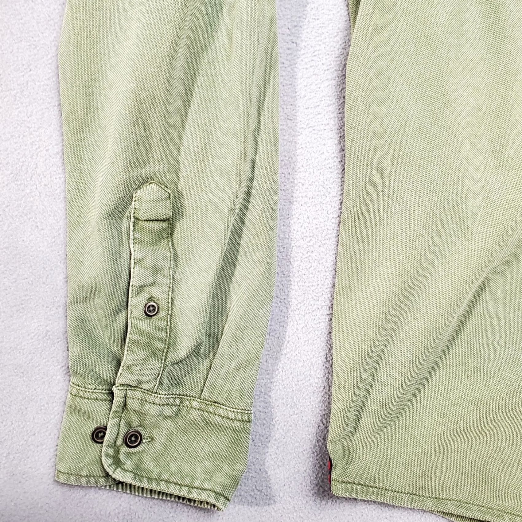 johnnie-O Johnnie-O Shirt Mens XL Pine Green Surfside Long Sleeve Button-Up Tweener W Tags New Size US XL / EU 56 / 4 - 2 Thumbnail