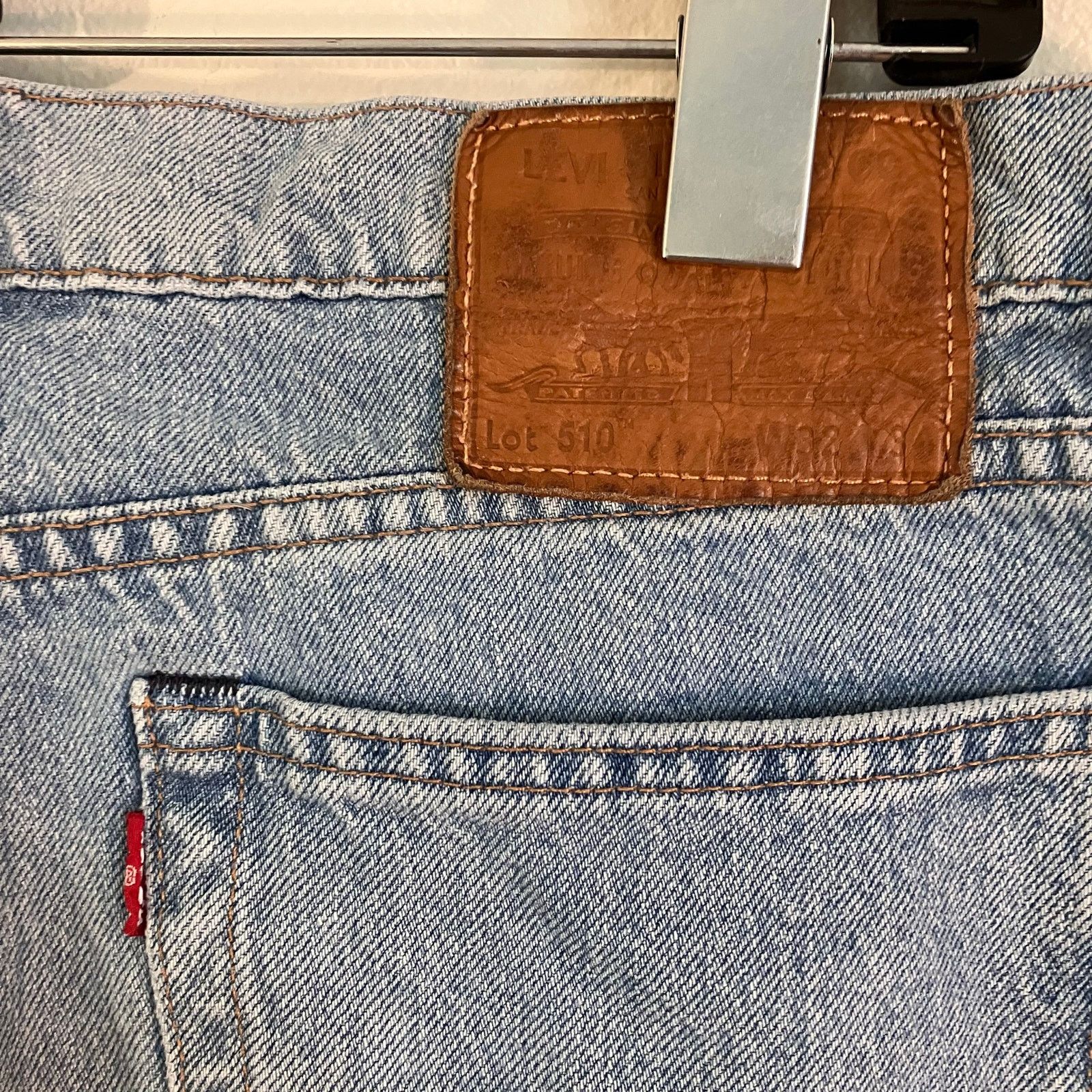 Levi's Levi's Premium 510 Light Wash Denim Jeans Size US 32 / EU 48 - 4 Thumbnail