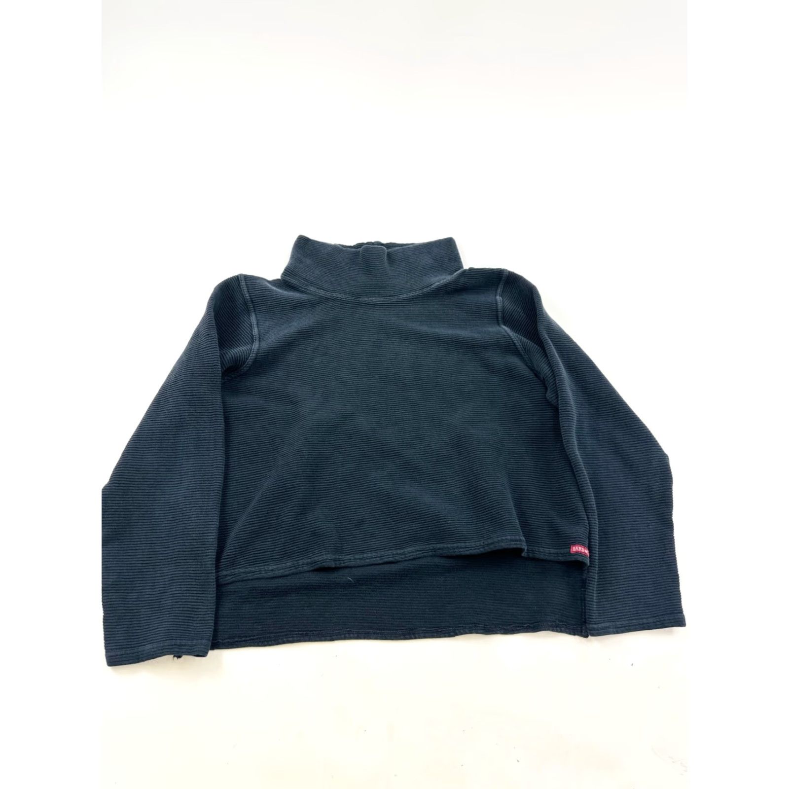 Hard Tail Hard Tail Sweater Womens Large Black Ribbed Knit Long Sleeve Mock Neck USA Made Size L / US 10 / IT 46 - 2 Thumbnail