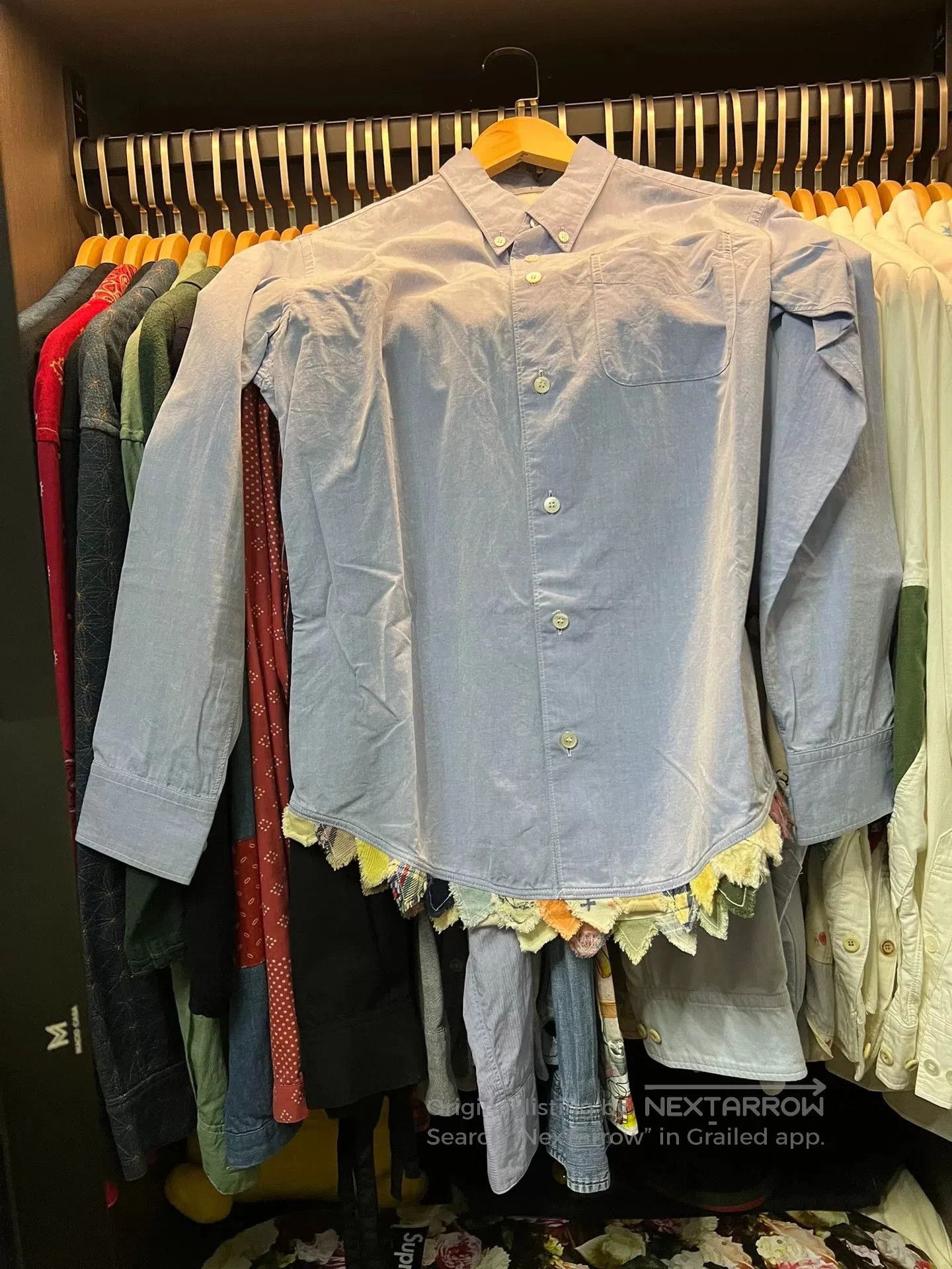 Visvim visvim triangle hem long sleeve shirt. Size US S / EU 44-46 / 1 - 1 Thumbnail