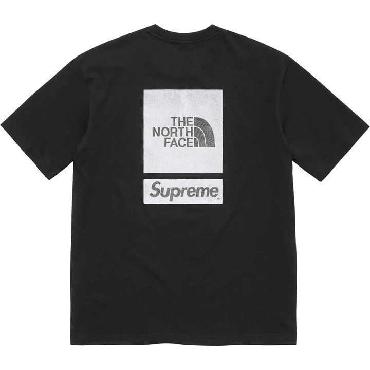 image of Supreme x The North Face Tee/top in Black, Men's (Size Small)