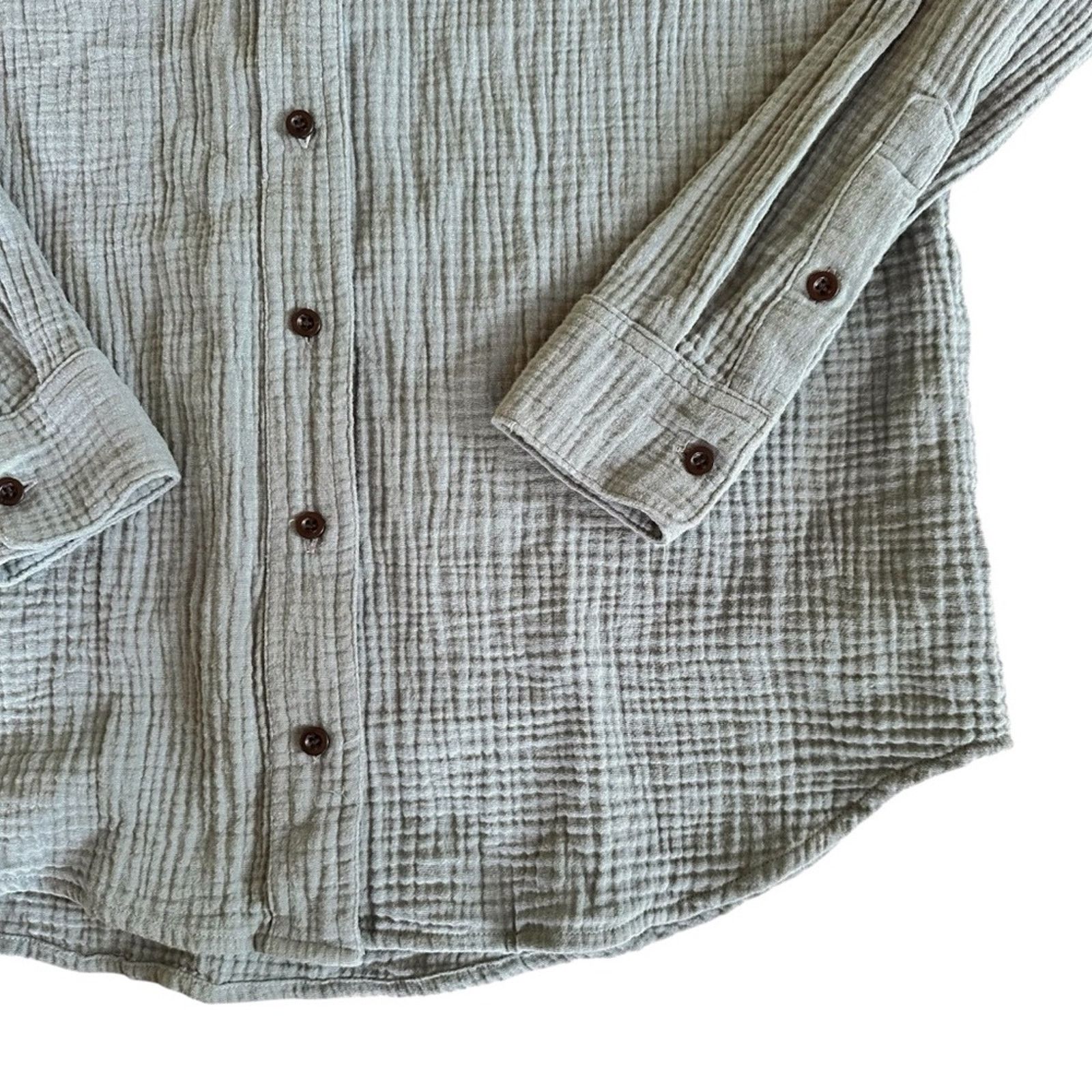 Madewell Madewell Slub Fit Button Down – Blue – Size XXS – EUC Size XXS / US 00 / IT 34 - 3 Thumbnail