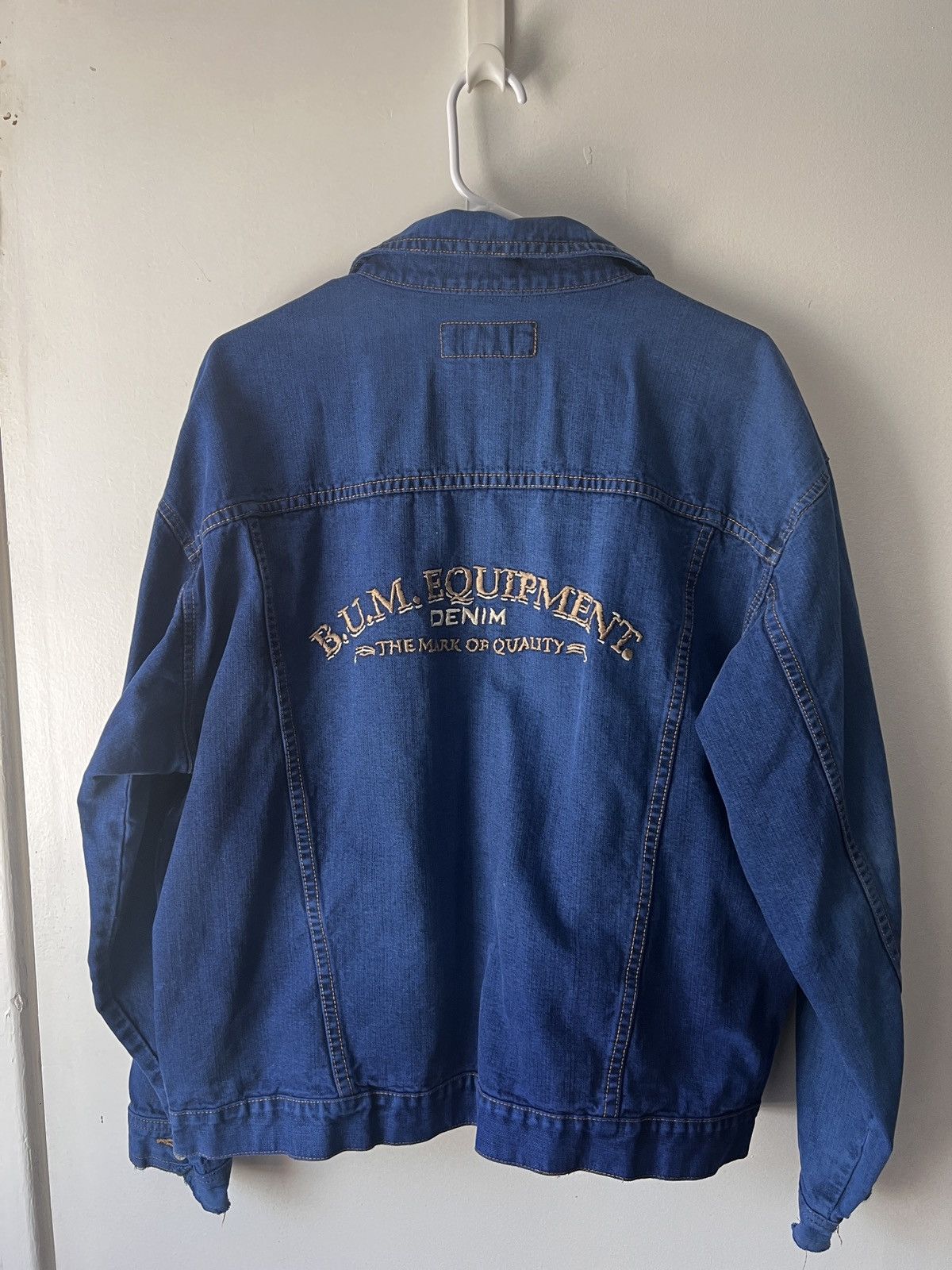B.U.M Equipment Vintage B.U.M. Equipment Blue Denim Jacket Size US M / EU 48-50 / 2 - 2 Thumbnail