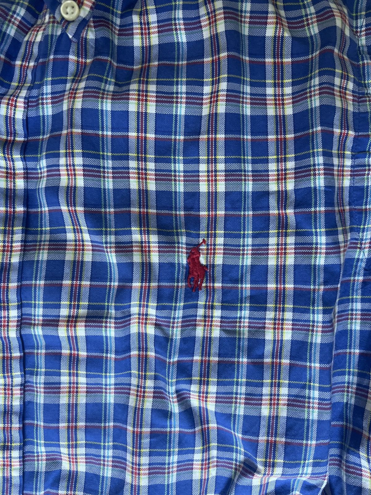 Polo Ralph Lauren Vintage Polo Ralph Lauren Checkered Shirt Blue | Size M Size US M / EU 48-50 / 2 - 4 Thumbnail