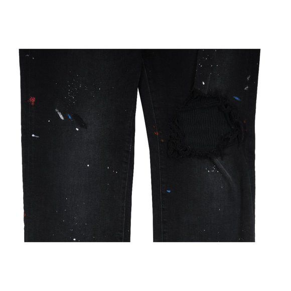 Amiri Amiri Mens Paint Splatter Broken Knee Blowout Size US 36 / EU 52 - 4 Thumbnail