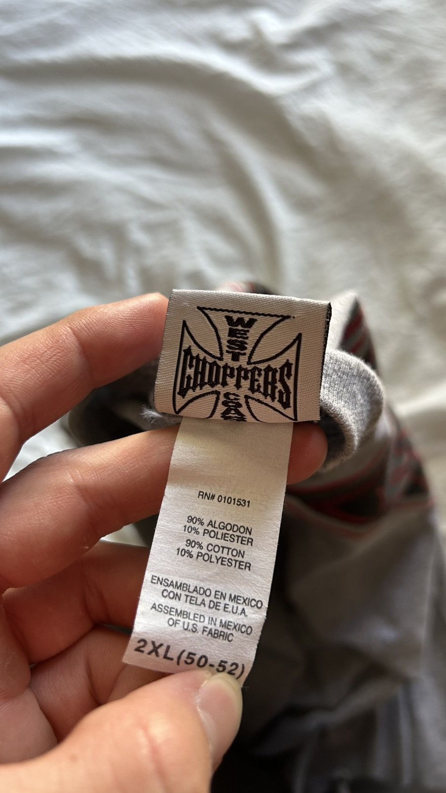 West Coast Choppers West Coast Choppers Tee Size US XXL / EU 58 / 5 - 11 Thumbnail