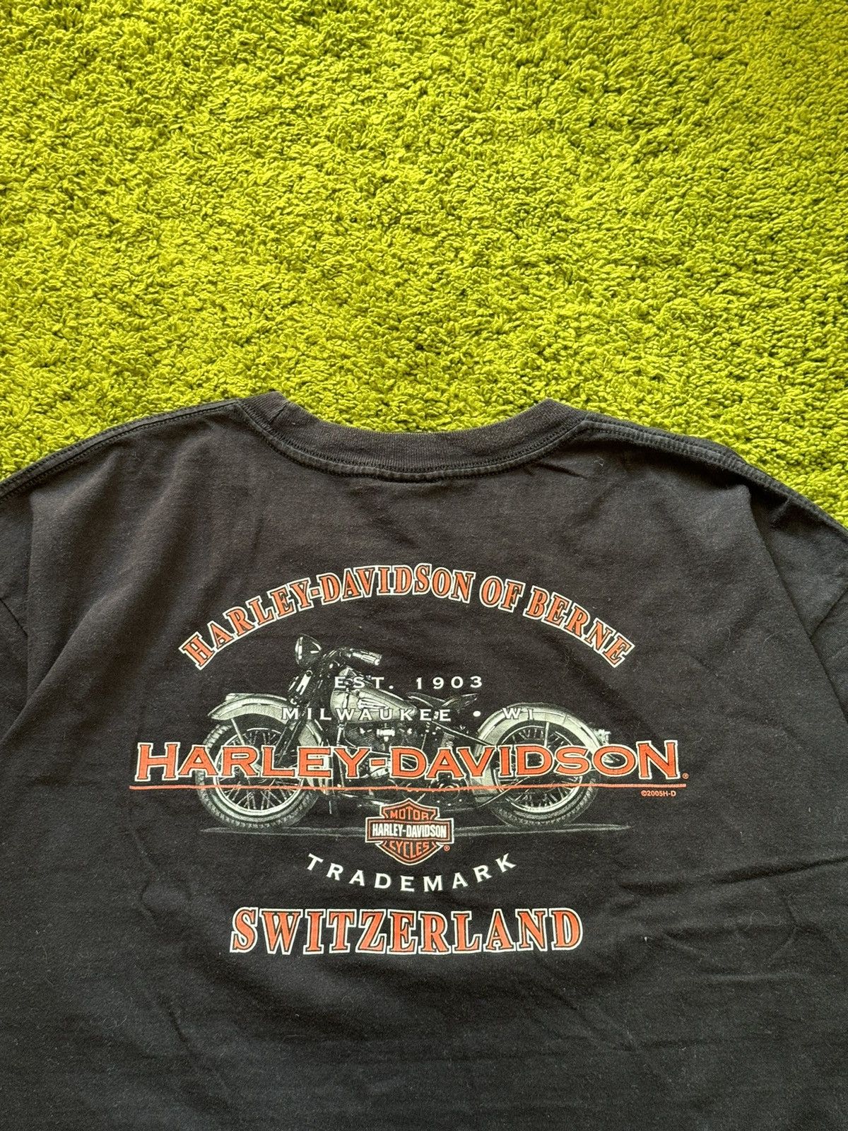 Harley Davidson × Vintage Harley Davidson 2005 vintage biker t-shirt Y2K Size US XL / EU 56 / 4 - 6 Thumbnail