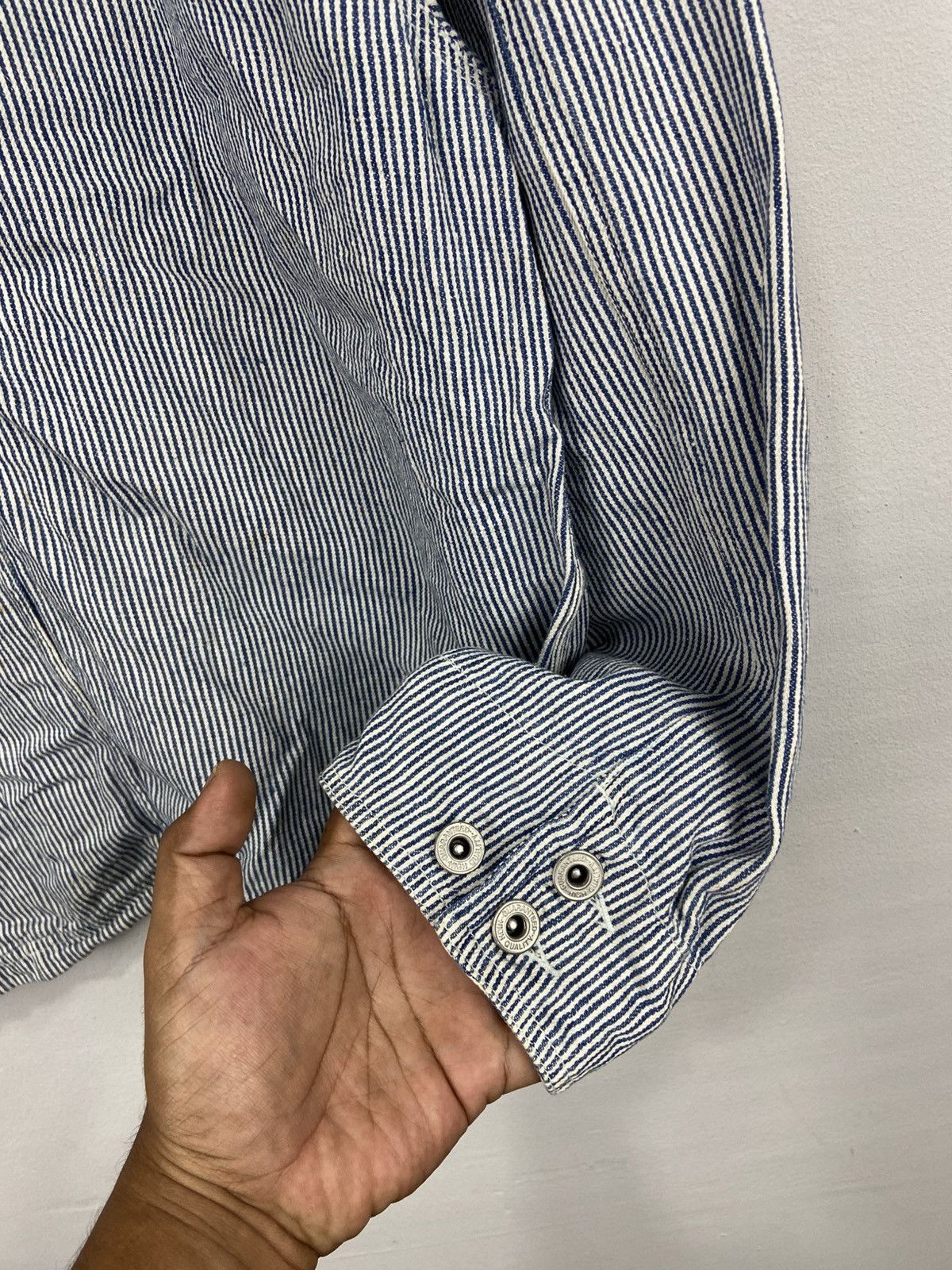 Japanese Brand VINTAGE BEELSE WHERE HUCKORY CHORE JACKET Size US M / EU 48-50 / 2 - 10 Thumbnail