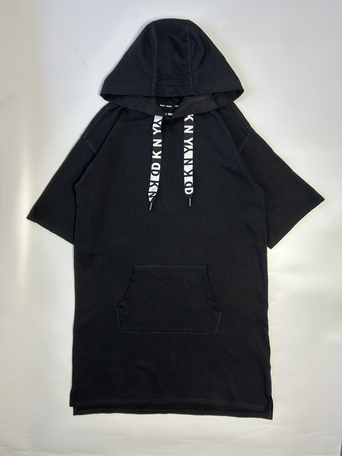 DKNY SPORT LONG PULL OVER HOODIE