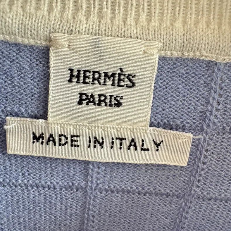 Hermes Hermes Knitted short-sleeved top Size XXS / US 00 / IT 34 - 8 Thumbnail
