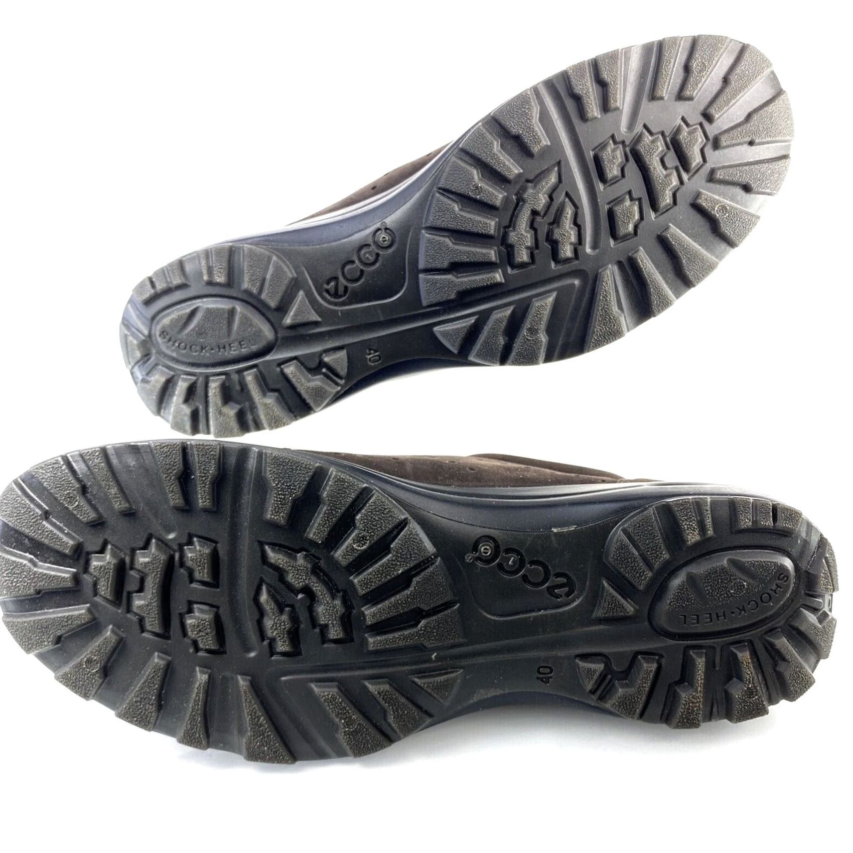 Ecco ECCO Womens Sneakers 8 / 40 Brown Suede Bicycle Toe Made in Portugal Size US 8 / IT 38 - 7 Thumbnail