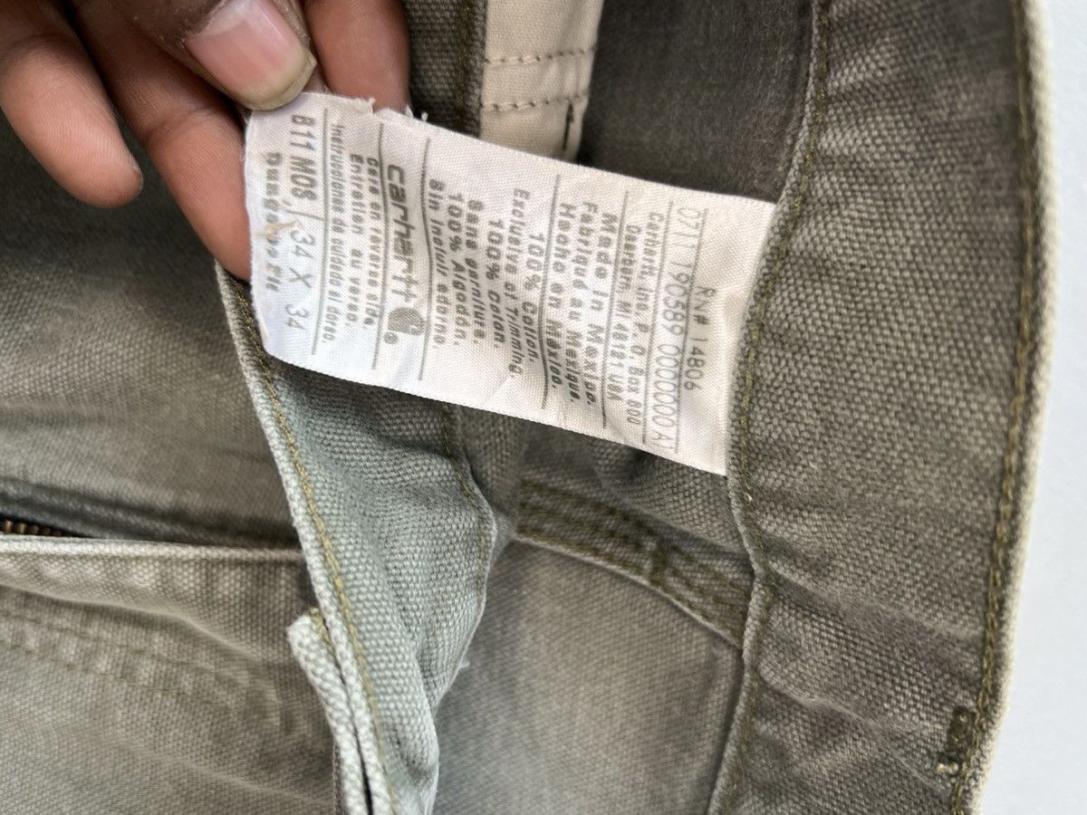 Carhartt Vintage carhartt b11 moss carpenter denim Size US 34 / EU 50 - 6 Thumbnail