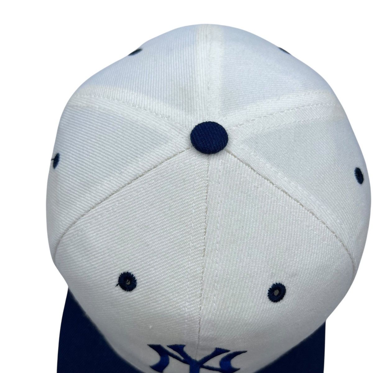 Twins 90s MLB New York Yankees Twins Two Tone Plain Logo Snapback Size ONE SIZE - 7 Thumbnail
