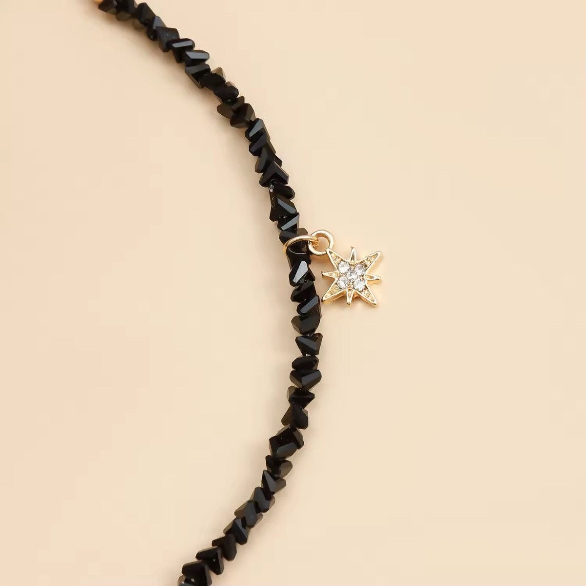 Jewelry Mirror Love Moon Simple Patchwork Necklace Size ONE SIZE - 5 Thumbnail