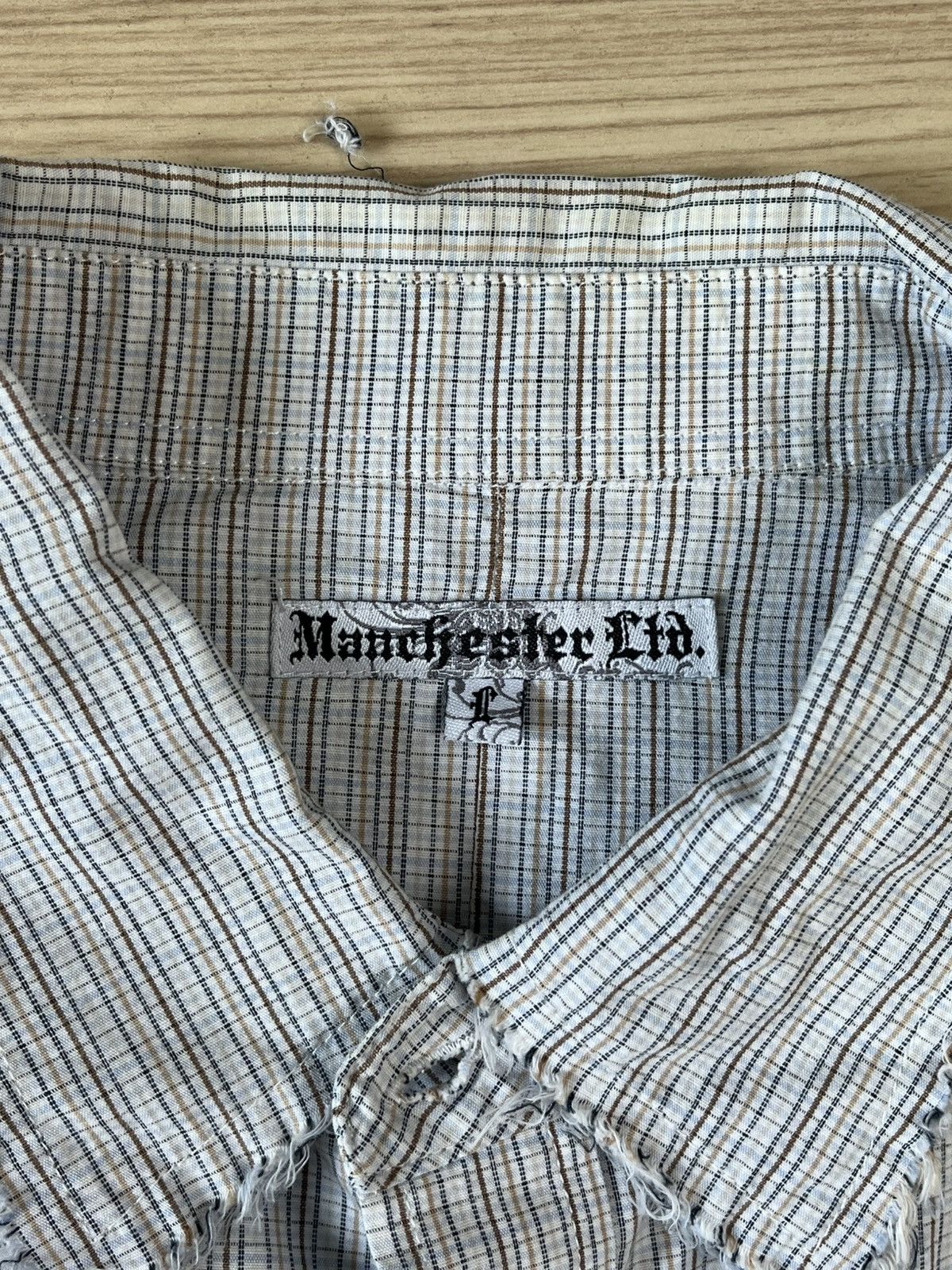Japanese Brand Y2K Manchester LTD Long Sleeve Shirt Size US S / EU 44-46 / 1 - 10 Thumbnail