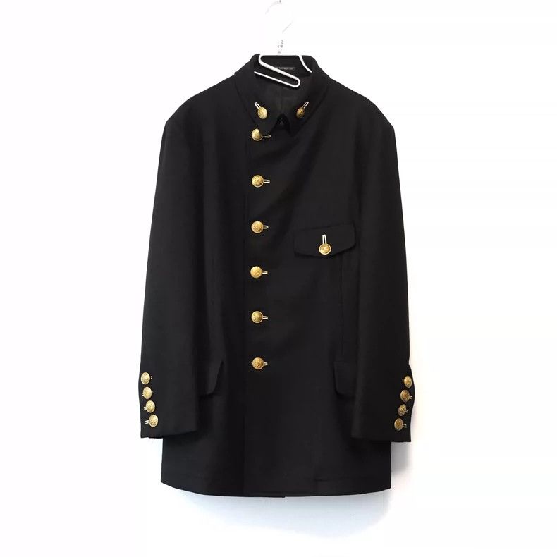 Yohji Yamamoto 19 AW Gold Button Sheepskin People's Jacket