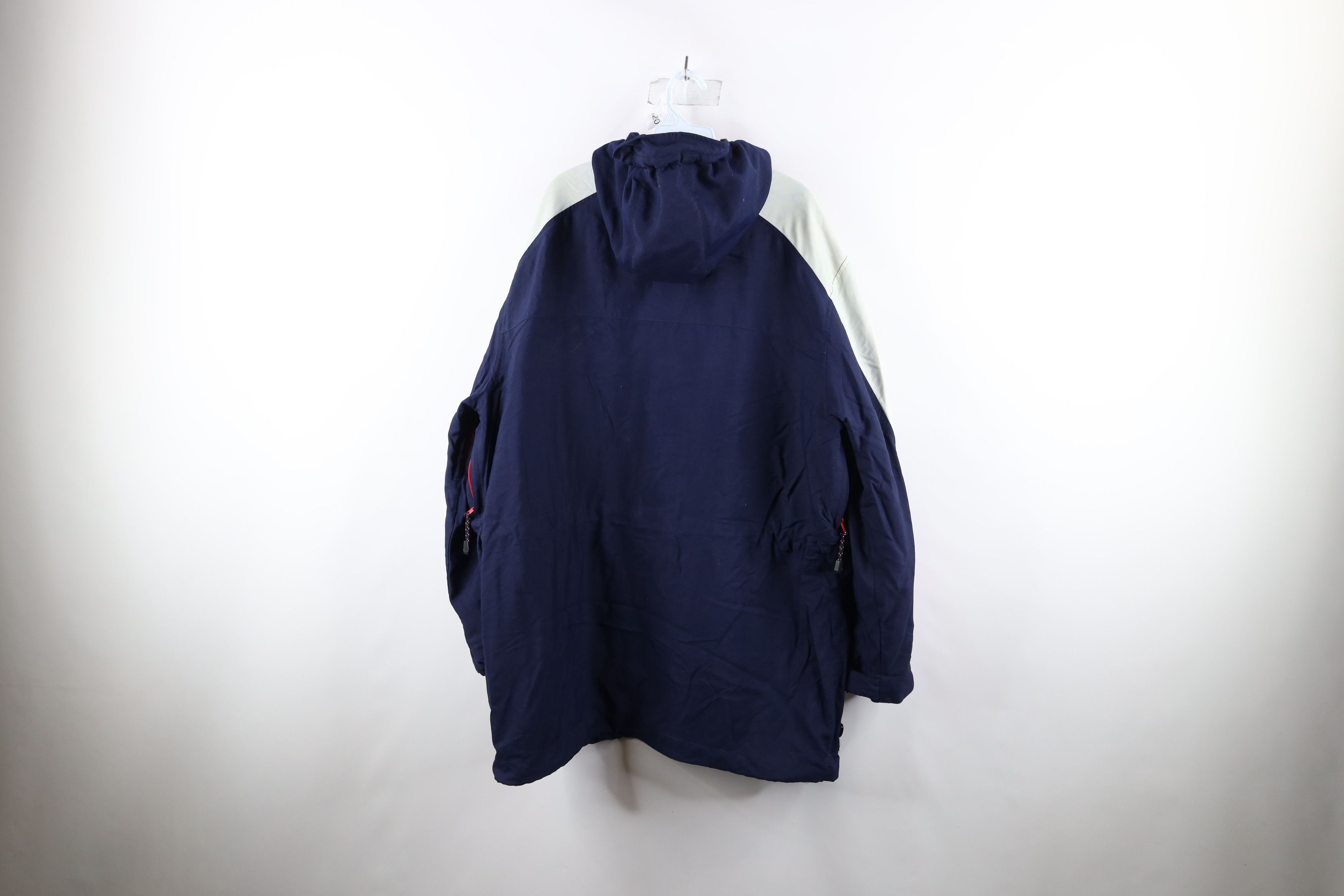 Tommy Hilfiger × Vintage Vintage 90s Tommy Hilfiger Fleece Lined Hooded Jacket Size US XXL / EU 58 / 5 - 16 Thumbnail