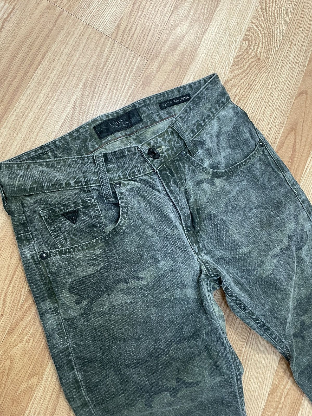 Guess Guess 1981 Vintage Camo Denim Size US 30 / EU 46 - 4 Thumbnail
