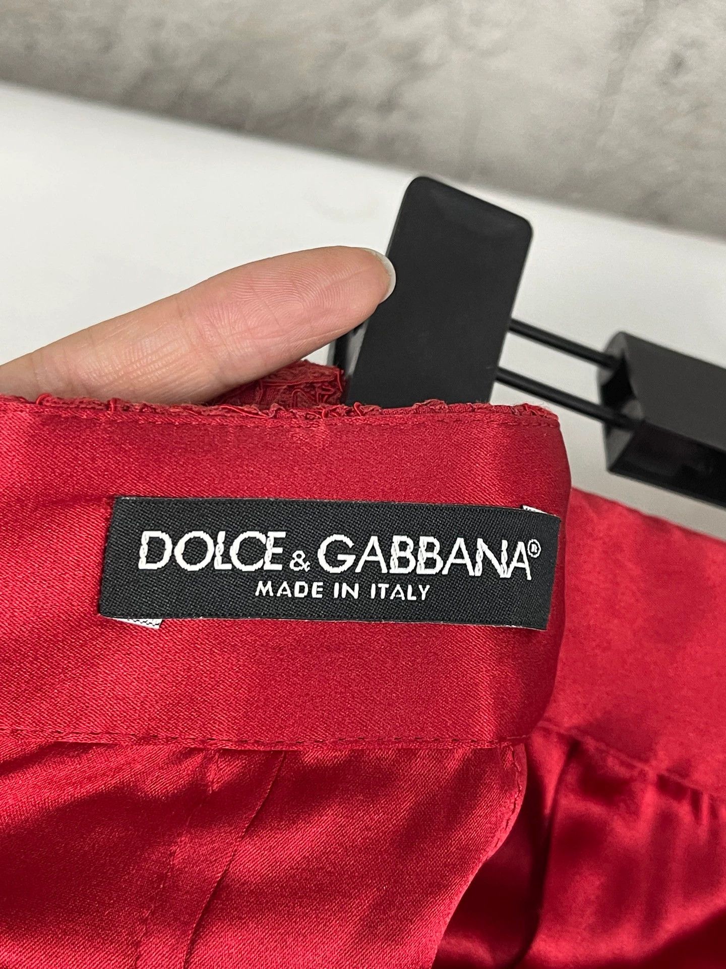 Dolce & Gabbana DG lace mini skirt women's size 38 Size 26" / US 2 / IT 38 - 5 Thumbnail