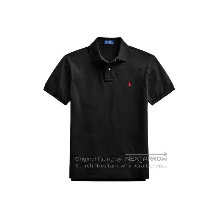 Polo Ralph Lauren Polo Ralph Lauren Logo Embroidered Black Polo Shirt. Size US M / EU 48-50 / 2 - 1 Thumbnail