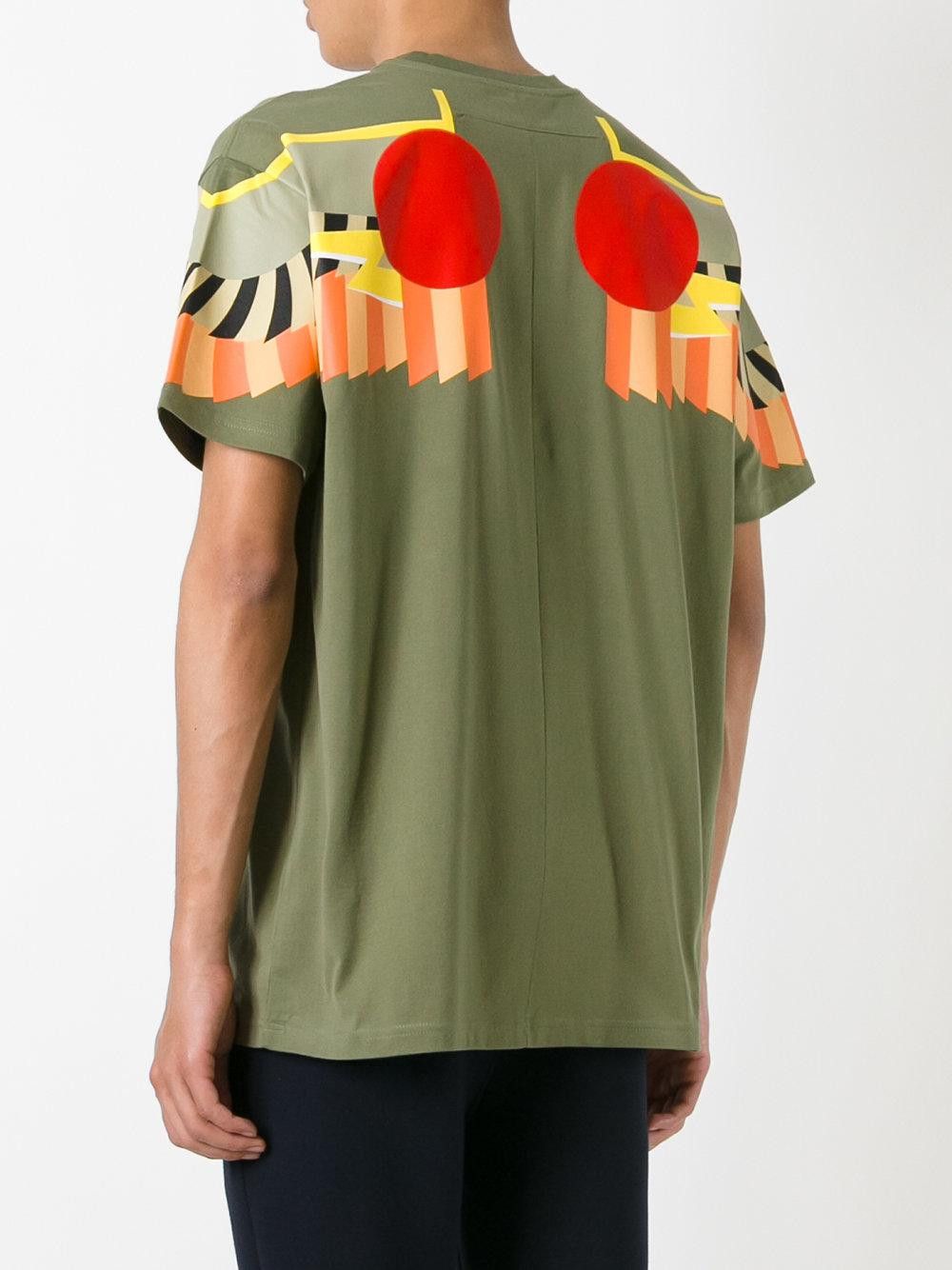 Givenchy Green Wings Print Oversized T-Shirt Size US S / EU 44-46 / 1 - 3 Thumbnail
