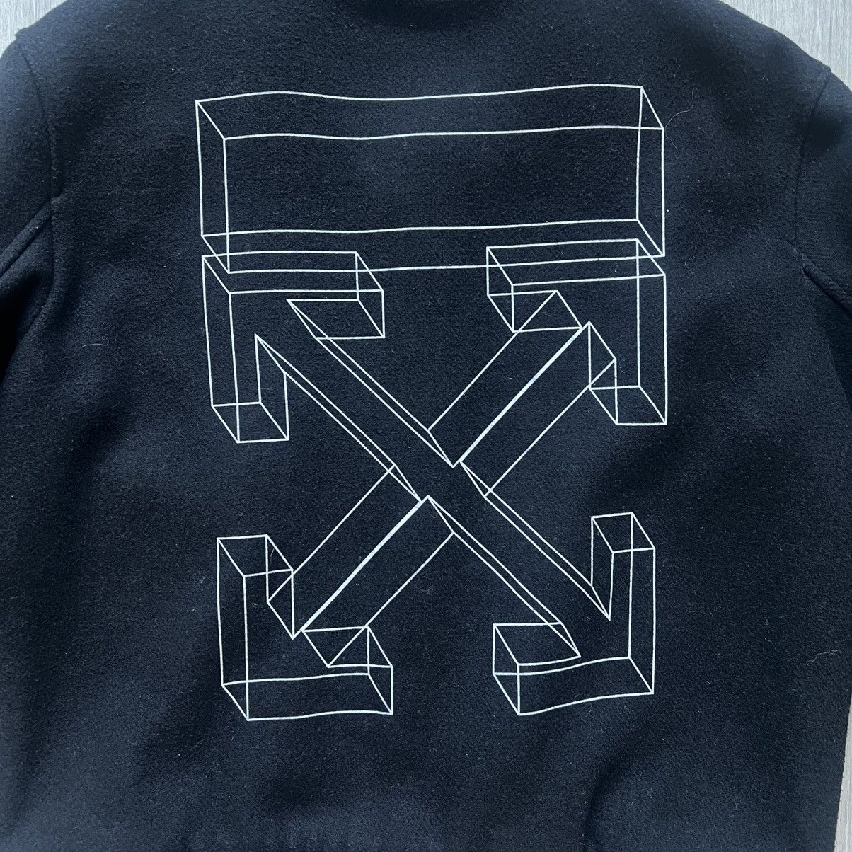 Off-White Off-White FW18 3-D Wool Varsity Jacket Size US L / EU 52-54 / 3 - 15 Thumbnail
