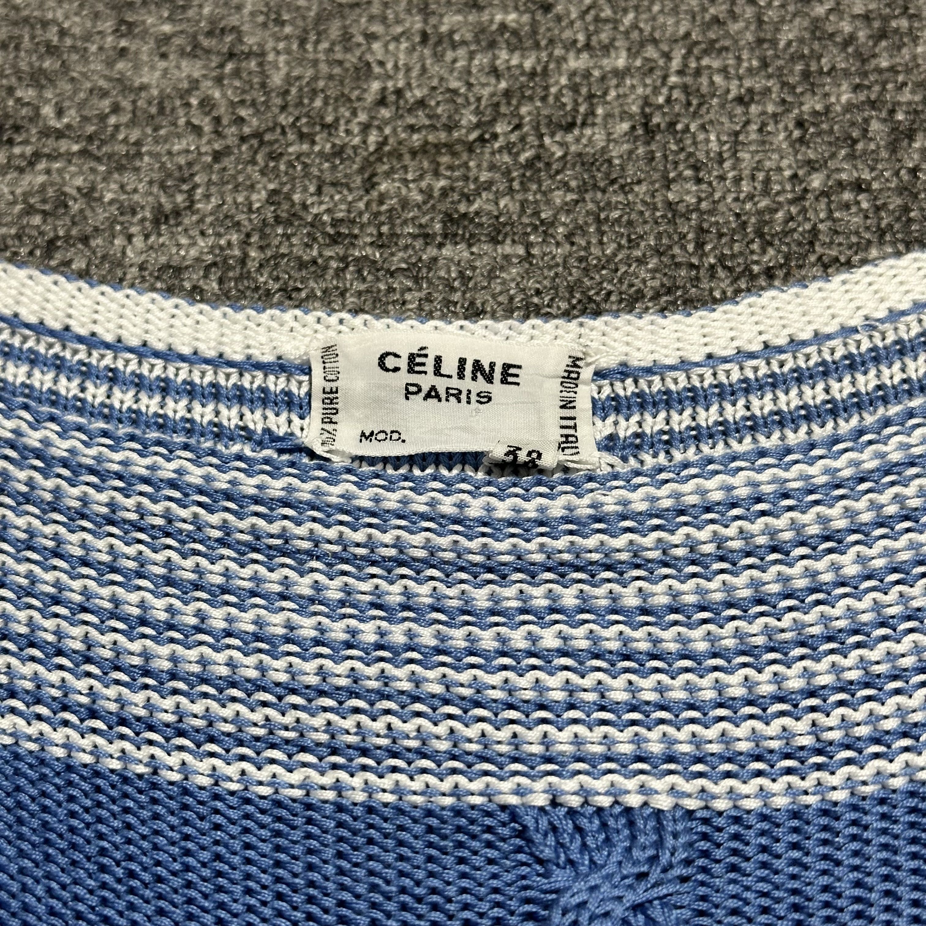 Celine × Vintage Vintage Celine Knitwear Tee Size M / US 6-8 / IT 42-44 - 3 Thumbnail