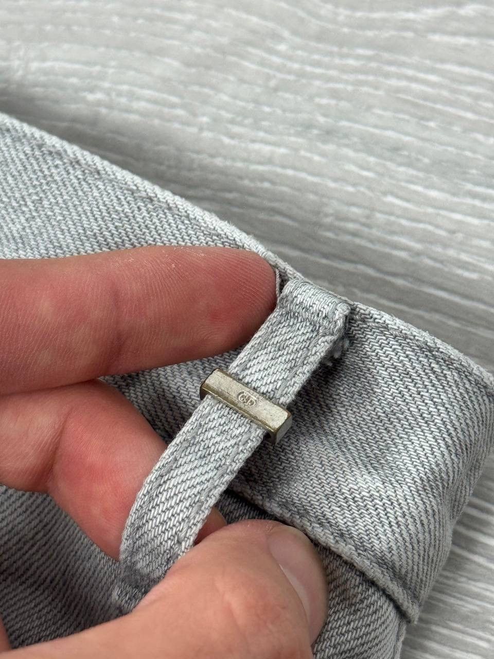 Dior Dior Hedi Slimane Gray Denim Jeans Japan Made Size US 31 - 18 Thumbnail