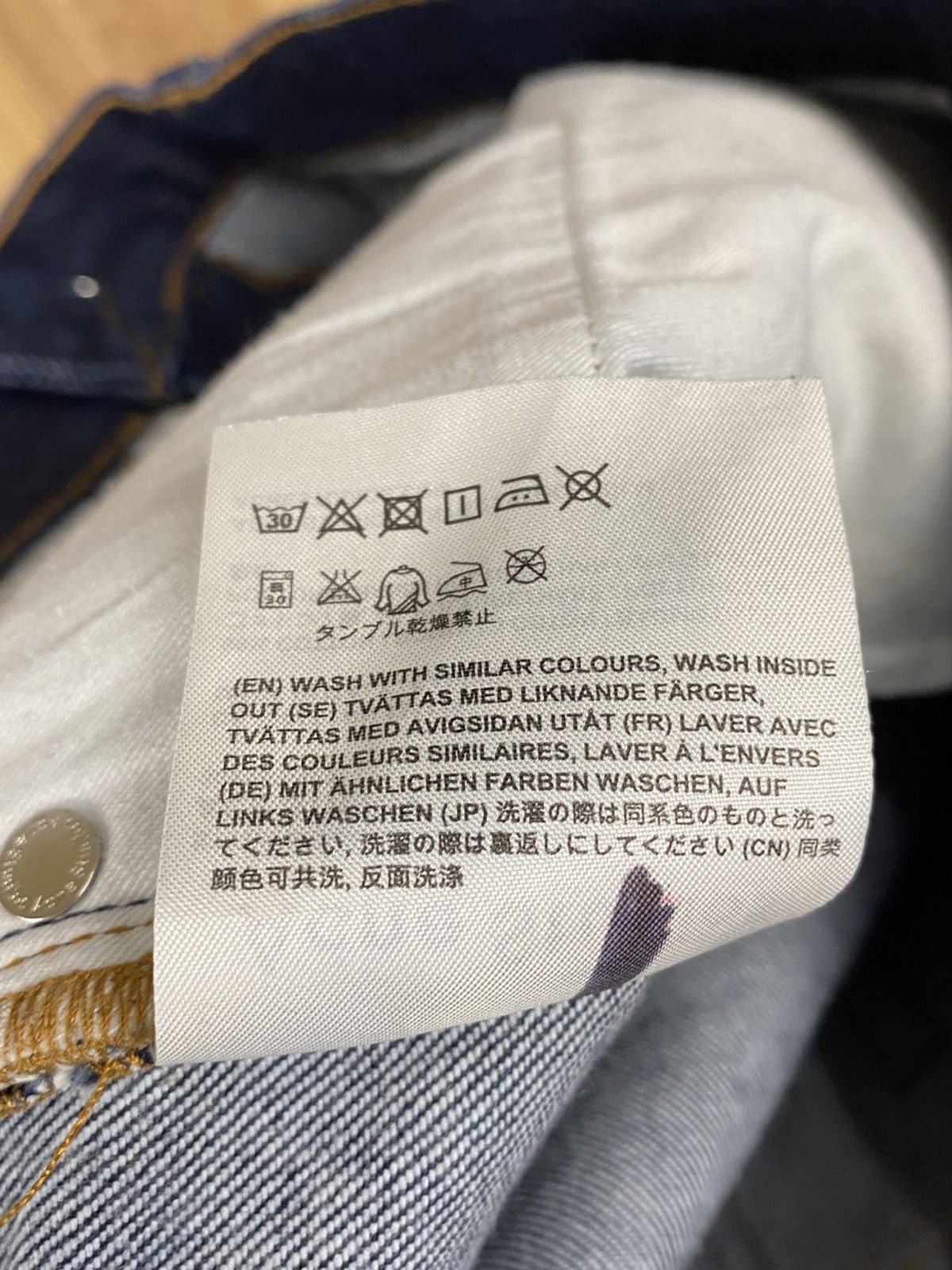 Acne Studios Acne Studios ACE STR RW Dark Blue Denim Skinny Jeans W29 L32 Size US 29 - 4 Thumbnail