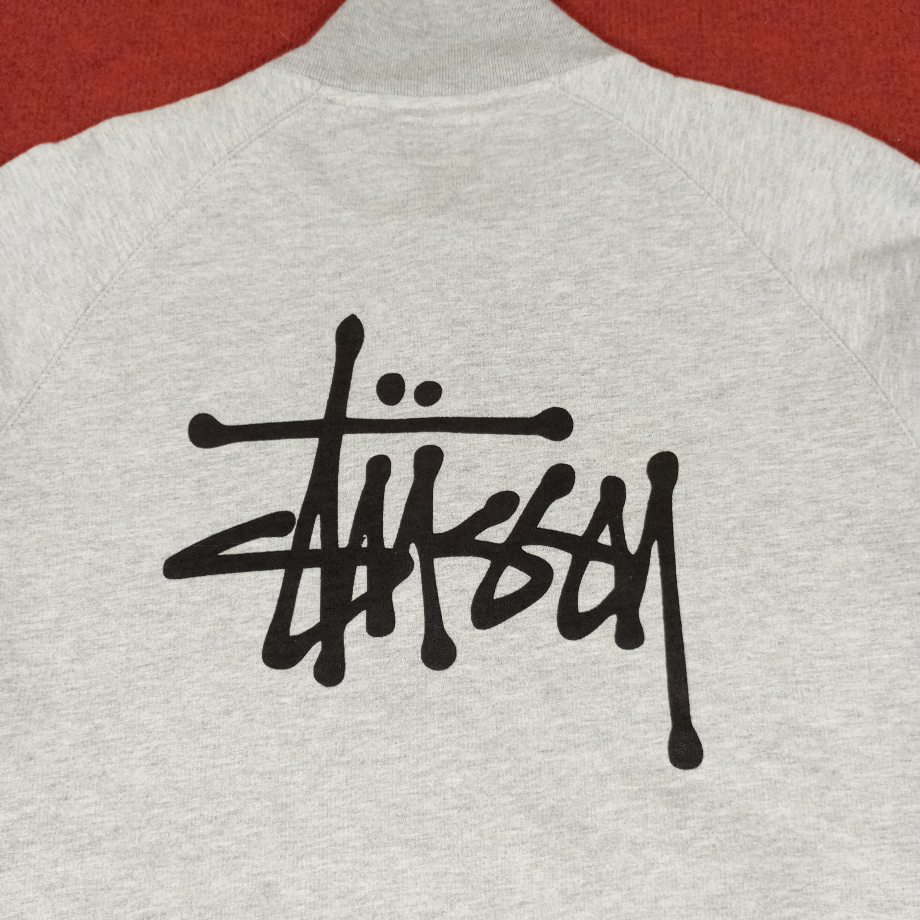 Stussy × Vintage Stussy Streetwear Custom Art Varsity Style Sweater Jacket Size US M / EU 48-50 / 2 - 2 Thumbnail