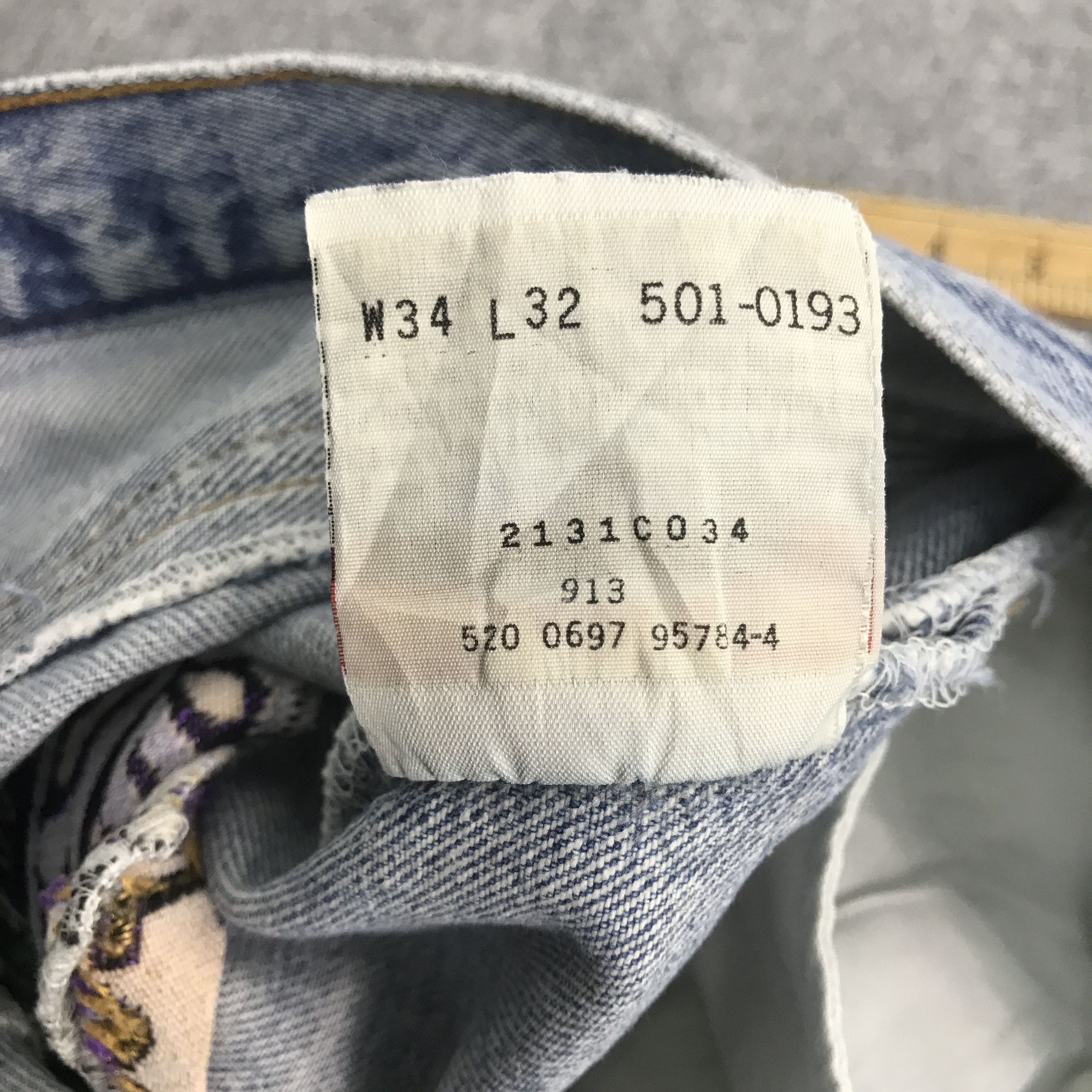 Levi's Rare levi's 501 distressed denim Jeans Size US 34 / EU 50 - 14 Thumbnail