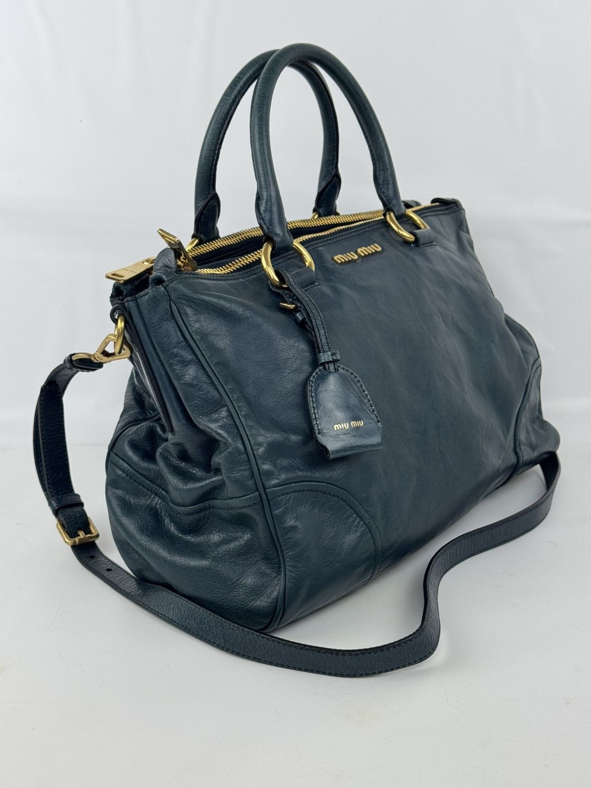 Miu Miu Miu Miu Vitello shine tote bag Size ONE SIZE - 4 Thumbnail