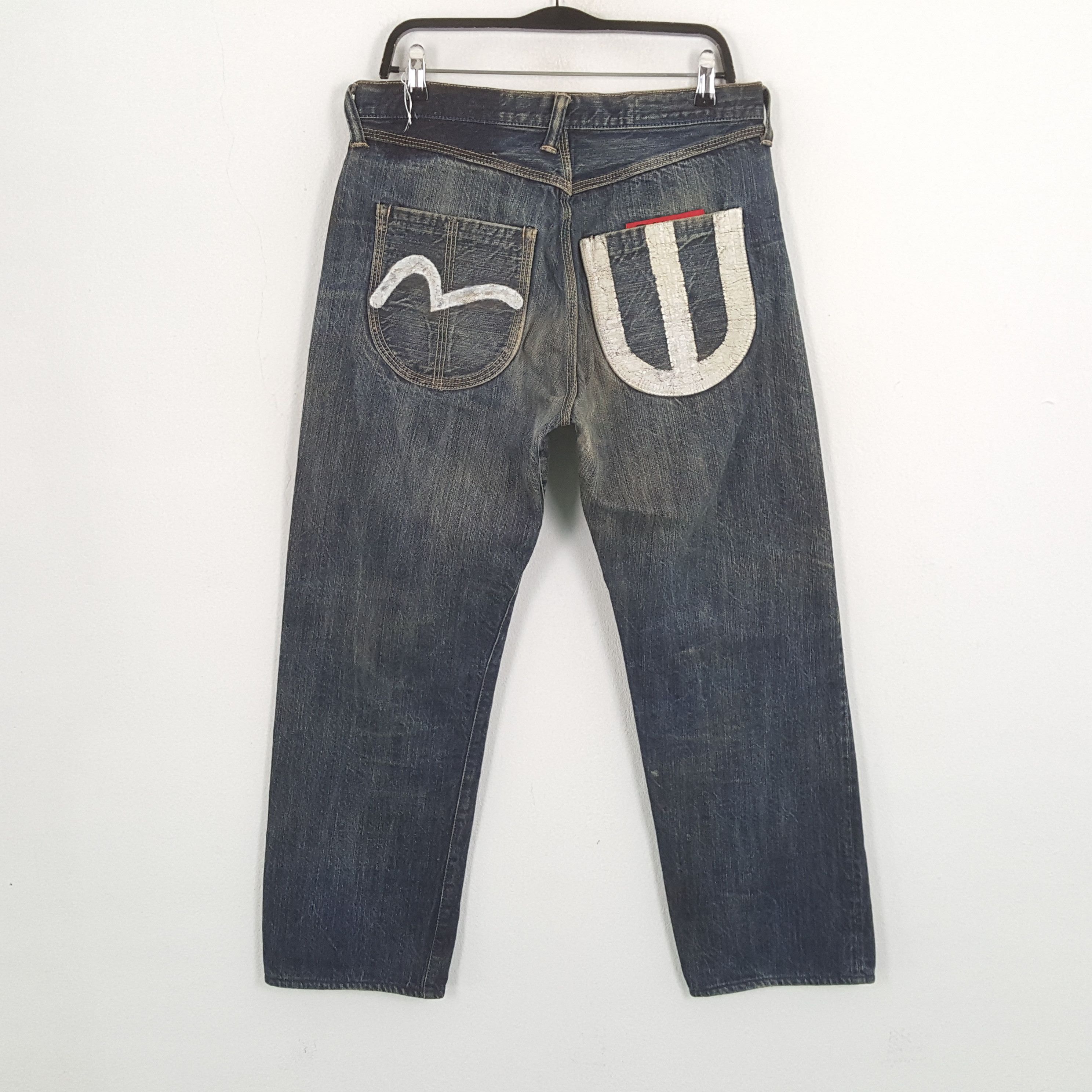 Evisu EVISU Japanese Brand Custom Daicock Jeans c277n19 Size US 31 - 4 Thumbnail