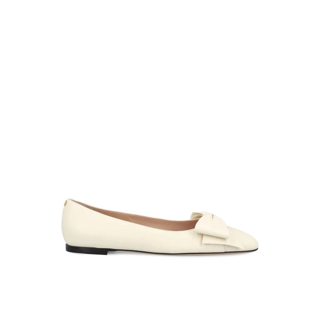 VALENTINO GARAVANI Bow Ivory Ballerina Flats New & Authentic