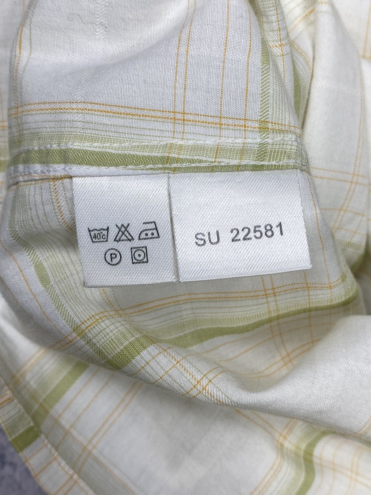 Yves Saint Laurent Vintage Yves Saint Laurent Checkered Button Up Shirt Men’s Size US XL / EU 56 / 4 - 11 Thumbnail