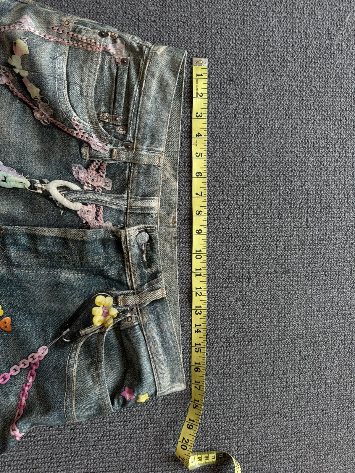 Acne Studios printed chain kawaii embellished jeans Size US 32 / EU 48 - 22 Thumbnail