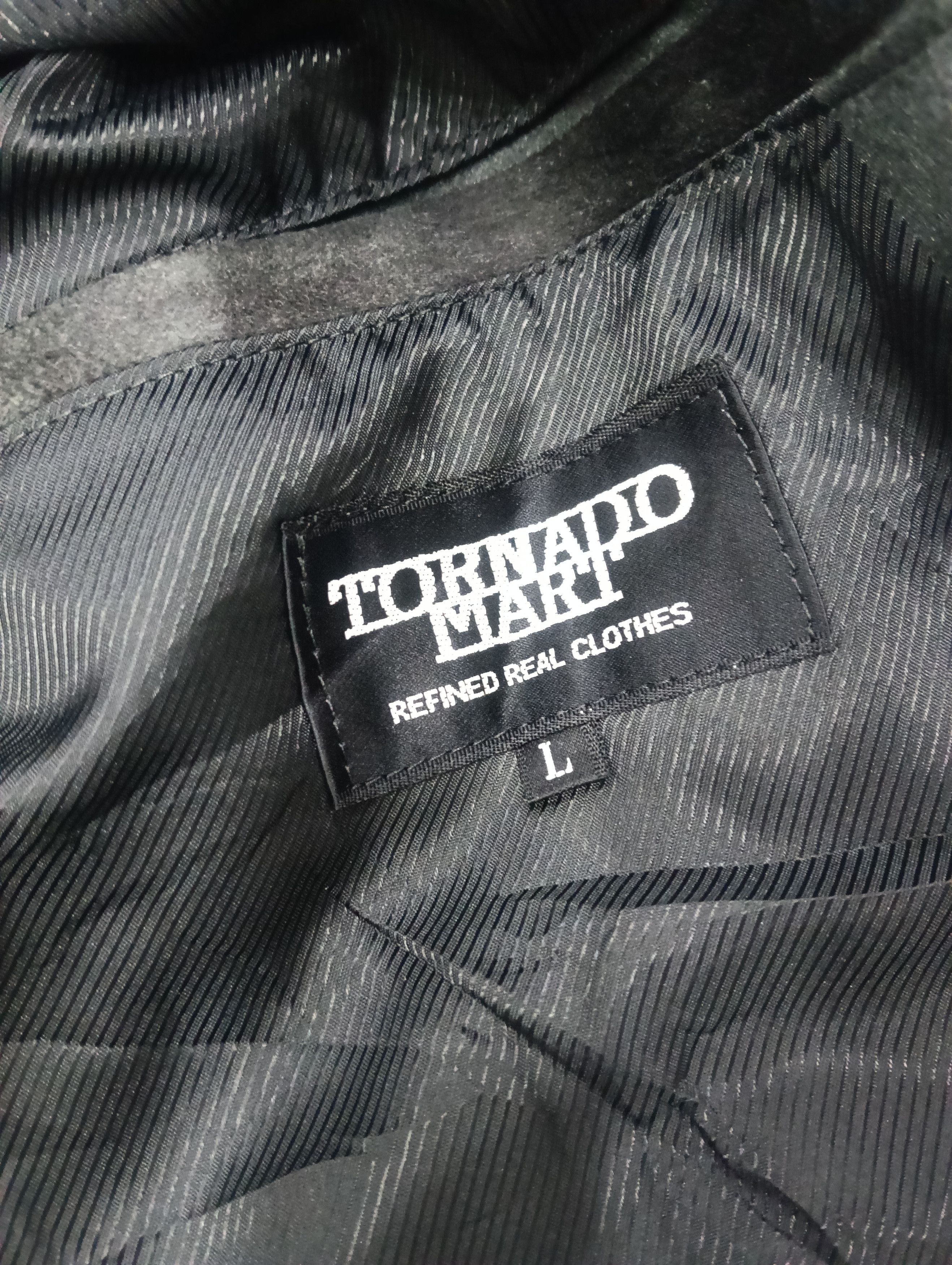 Japanese Brand × Lad Musician × Tornado Mart Vintage Tornado Mart Japan Jacket Like Velvet Size US L / EU 52-54 / 3 - 9 Thumbnail