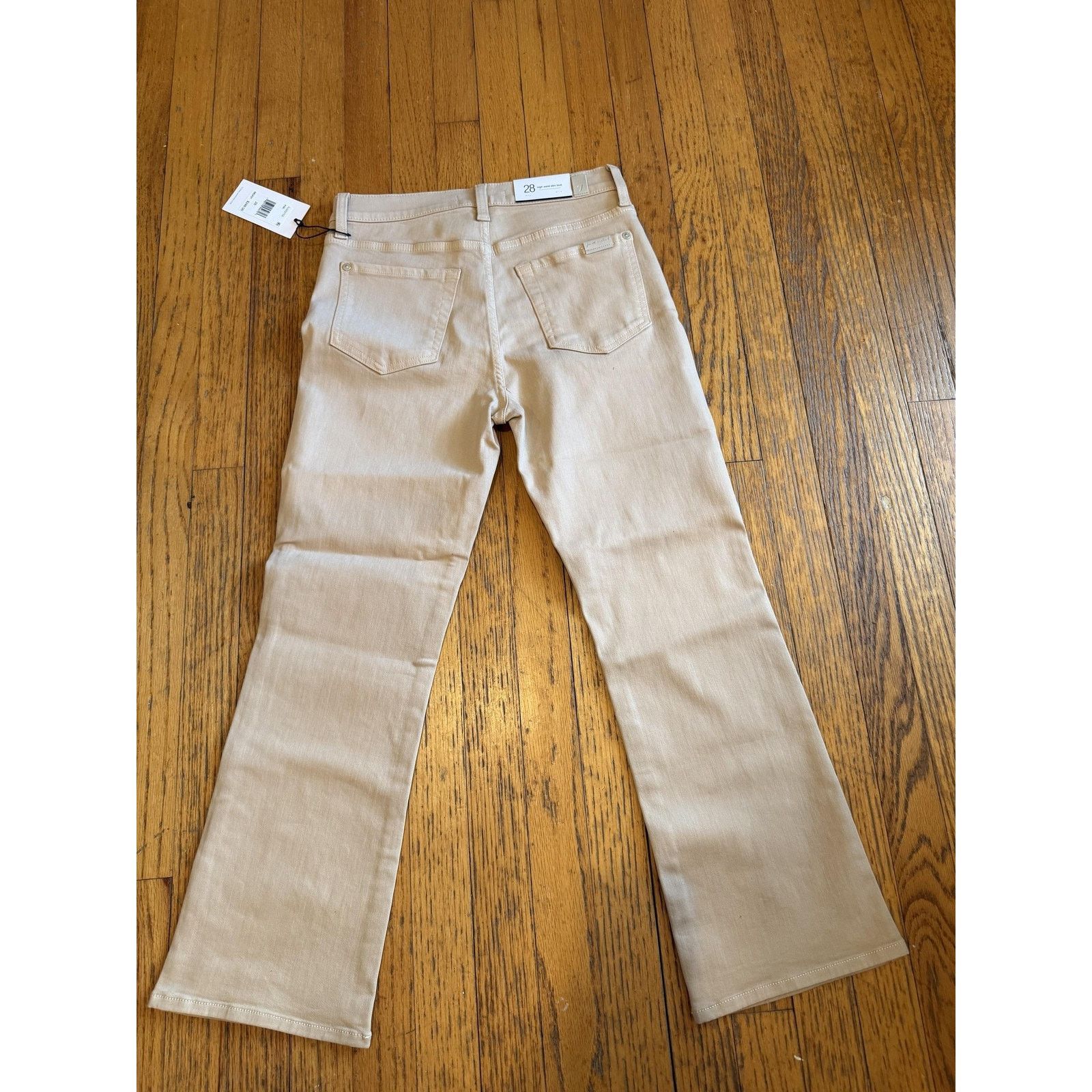 7 For All Mankind 7 For All Mankind Jeans 28 Camel High Waist Slim Kick NWT Size 28" / US 6 / IT 42 - 8 Thumbnail