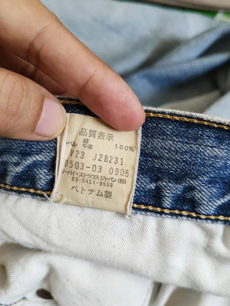 Levi's DL Levi's Blue Faded Distressed Ripped Jeans #S1853 Size US 32 / EU 48 - 16 Thumbnail