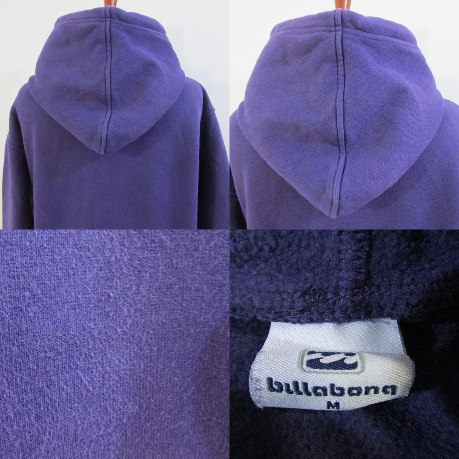 Billabong BILLA BONG Womens Vintage Hoodies Purple Chest Size 38/40 UK M Sku Y07153. Size M / US 6-8 / IT 42-44 - 8 Thumbnail