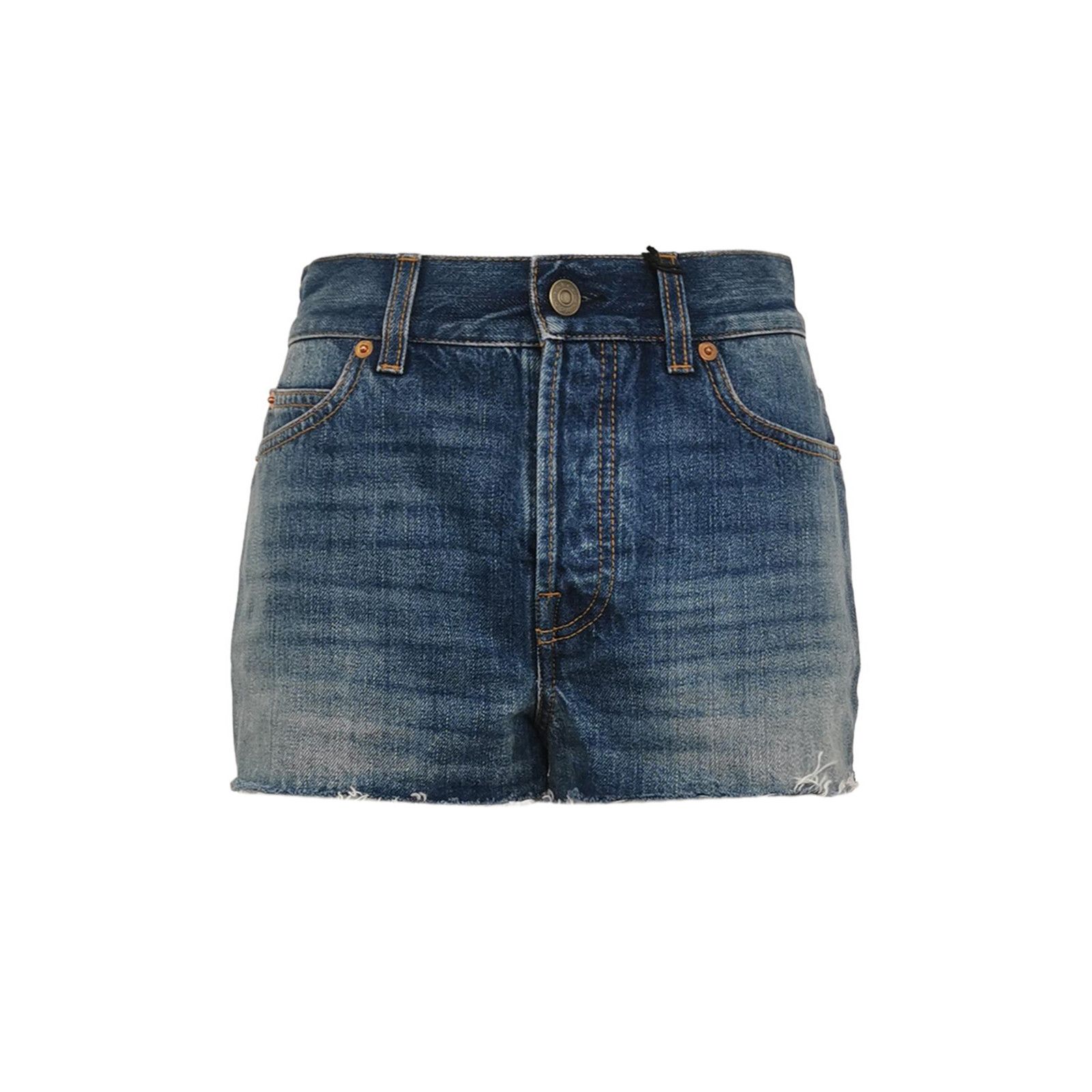 Gucci Gucci x Disney Donald Duck Denim Shorts Size 23 Size 23" - 1 Thumbnail
