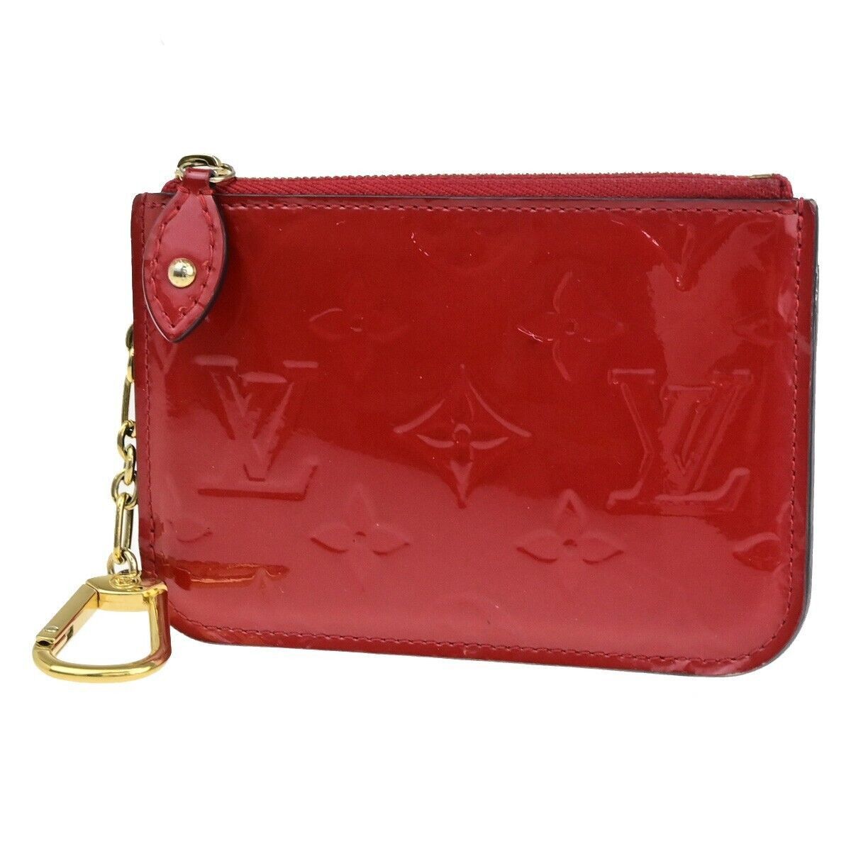 Louis Vuitton Pochette Clés Red Patent Leather Wallet (Pre-Owned) Size ONE SIZE - 1 Thumbnail