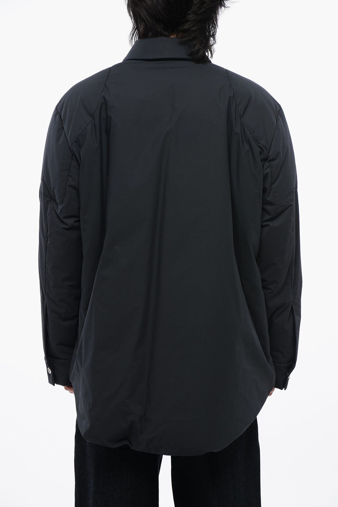 Jil Sander og1mm0625 Strap Closure Down Jacket in Black Size US L / EU 52-54 / 3 - 2 Thumbnail