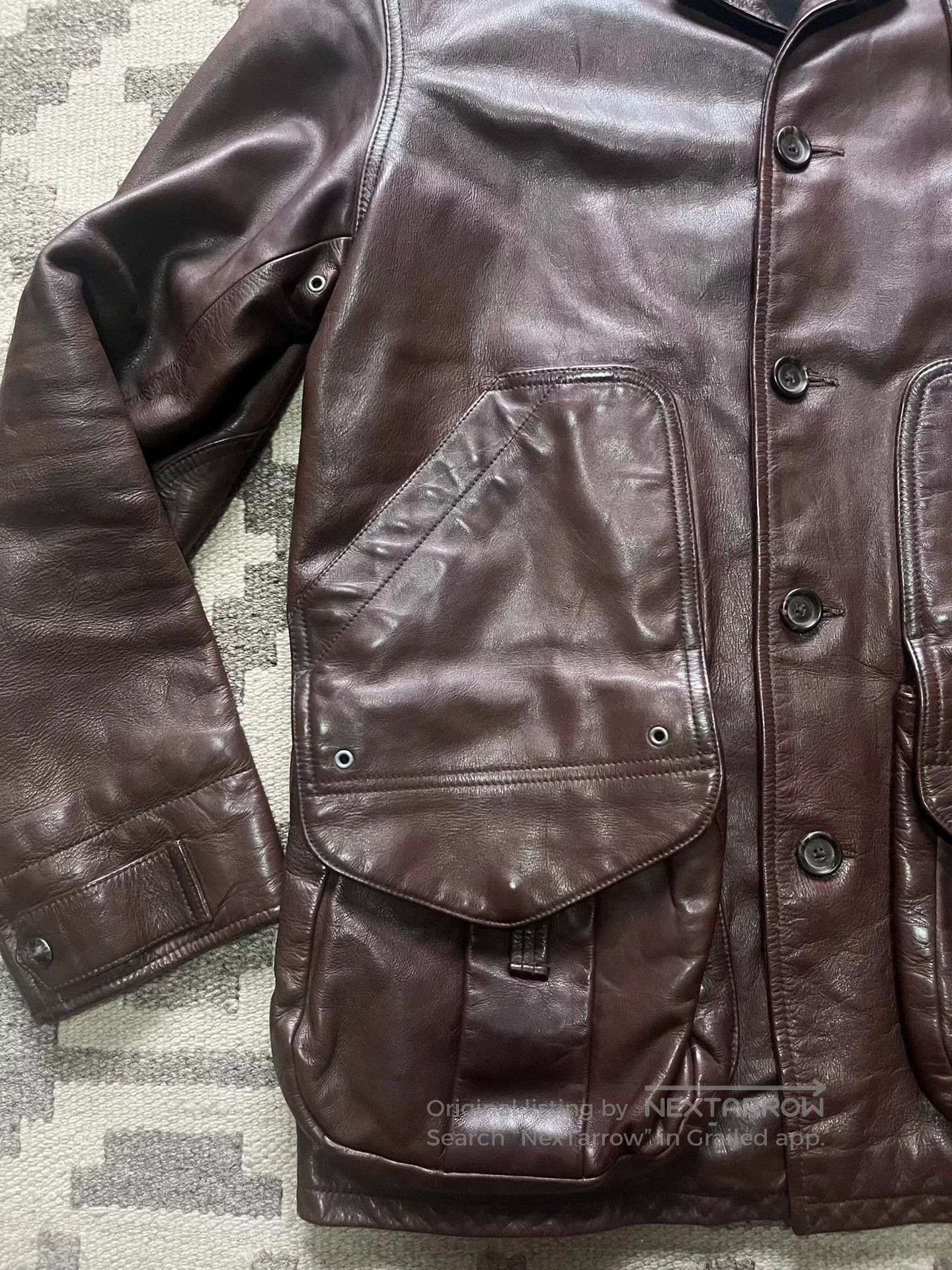 RRL Ralph Lauren Ralph Lauren RRL Leather Hunting Vest. Size US S / EU 44-46 / 1 - 3 Thumbnail