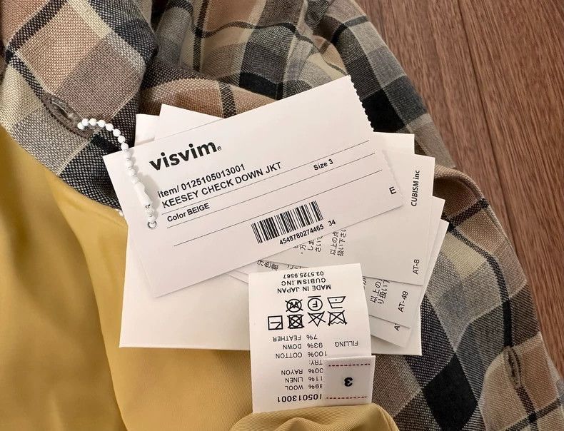 Visvim Visvim VISVIM 25SS KEESEY CHECK DOWN JKT-2506 Size US M / EU 48-50 / 2 - 4 Thumbnail