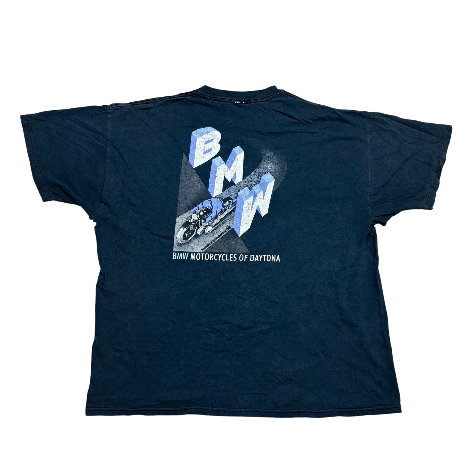 Jerzees BMW Motorcycles of Daytona Short Sleeve Shirt Men's 2XL Y2K Size US XXL / EU 58 / 5 - 1 Thumbnail